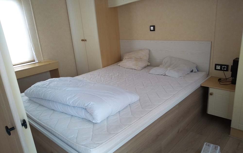 Achat mobil home chambre double Willerbeg Baie de Somme